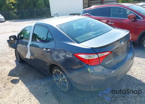 2015 Toyota Corolla S Plus from USA, damaged, VIN 5YFBURHE2FP352691
